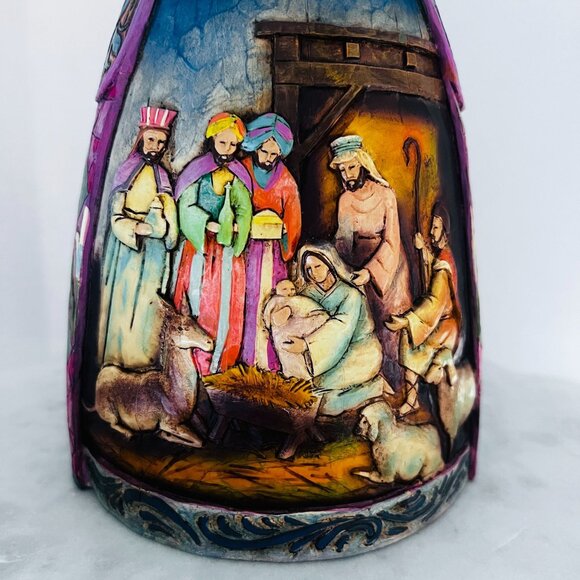 2005 Jim Shore Angel Nativity Scene A Star Shall Guide Us Hand-Painted Details 1 - Picture 2 of 10